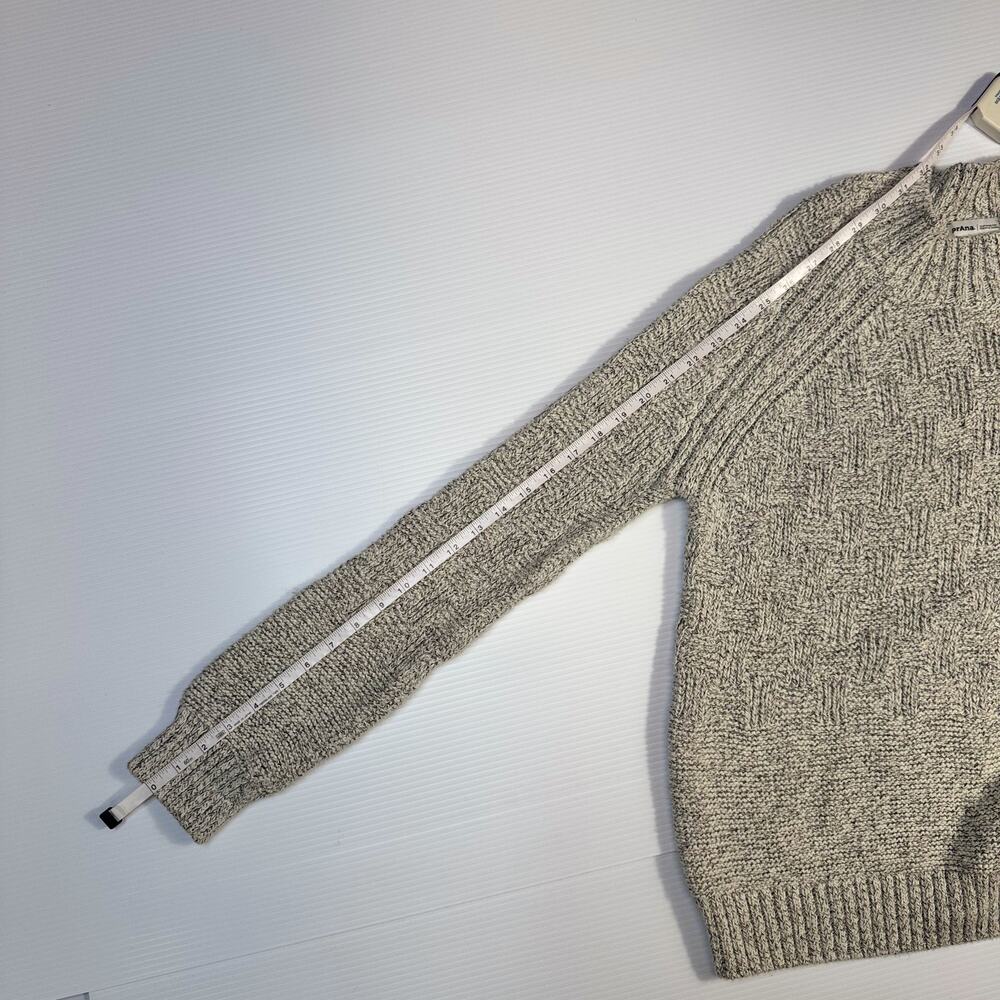 prAna Sky Meadow Sweater Large Recycled Cotton Knit Outdoor Gorpcore Ethical - Picture 13 of 16